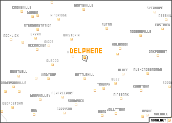 map of Delphene