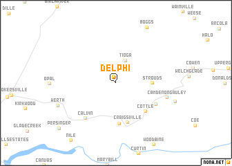 map of Delphi