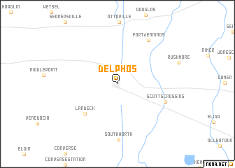map of Delphos