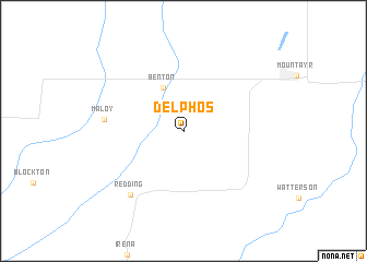 map of Delphos