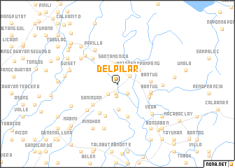 map of Del Pilar