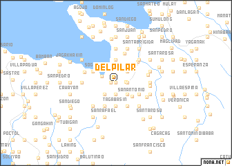 map of Del Pilar