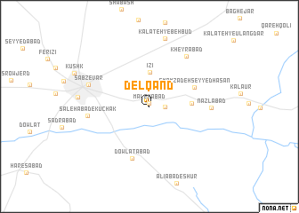 map of Delqand