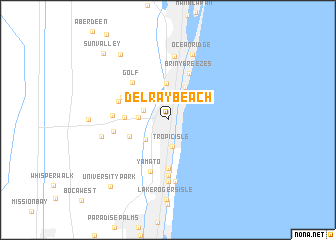map of Delray Beach