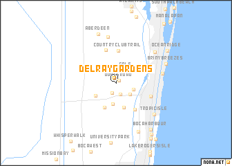 map of Delray Gardens