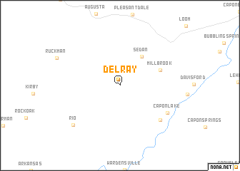 map of Delray