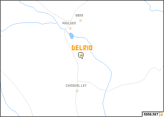 map of Del Rio