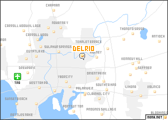 map of Del Rio