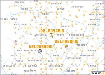 map of Del Rosario