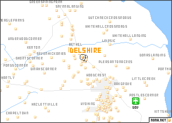 map of Delshire