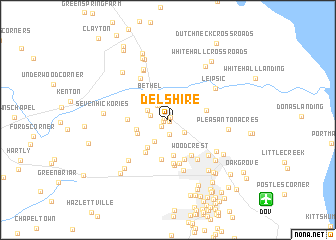 map of Del Shire