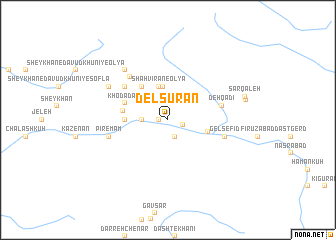 map of Delsūrān