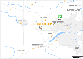 map of Delta Center