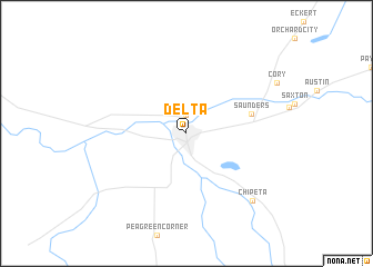 map of Delta