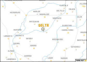 map of Delta