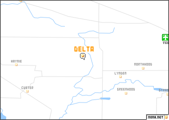 map of Delta