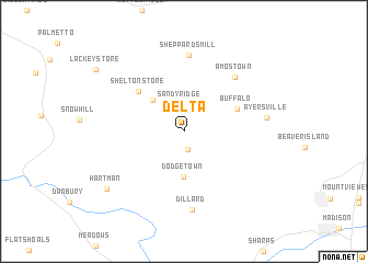 map of Delta