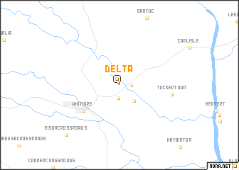 map of Delta