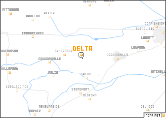 map of Delta
