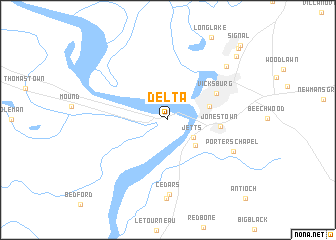 map of Delta