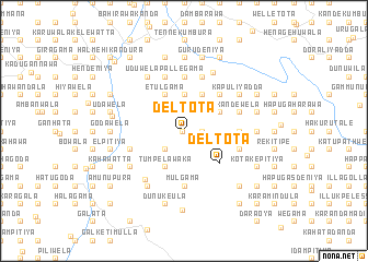 map of Deltota