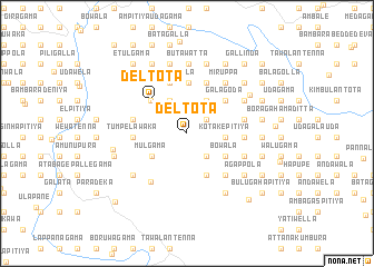 map of Deltota