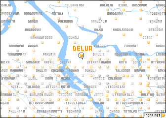 map of Delua