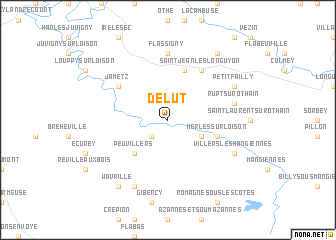 map of Delut