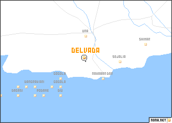 map of Delvāda
