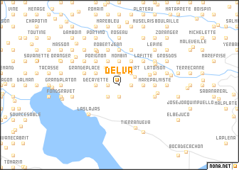 map of Delva