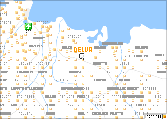 map of Delva