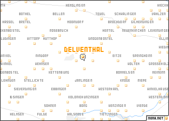 map of Delventhal