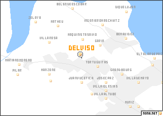 map of Del Viso