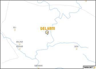 map of Delwani