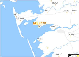 map of Delwara