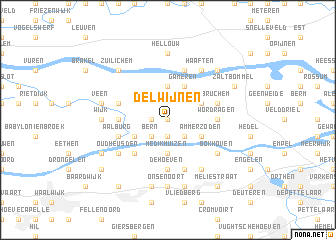 map of Delwijnen