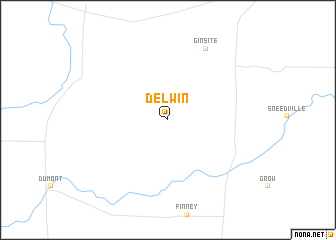map of Delwin