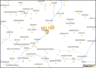 map of Delyān