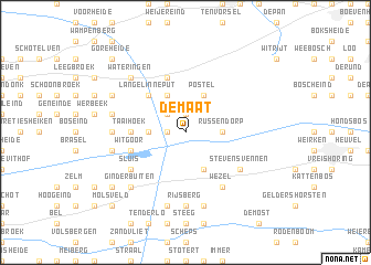 map of De Maat