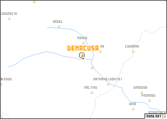 map of Demacuşa