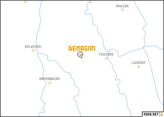 map of Demāgiri