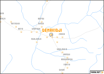 map of Demakidji