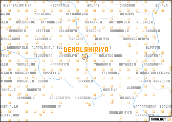 map of Demalahiriya