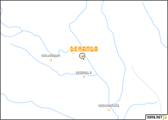 map of Demanda