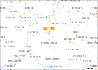 map of Demañi