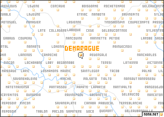 map of Démarague