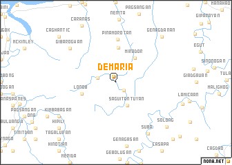 map of De Maria