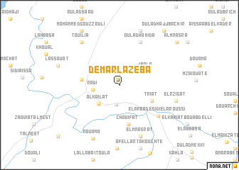 map of Demar Lazeba