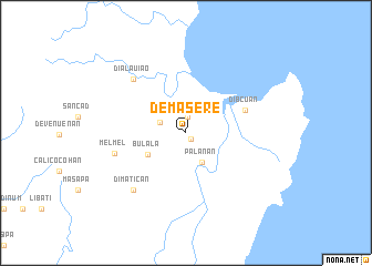 map of Demasere