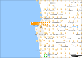 map of Dematagoda